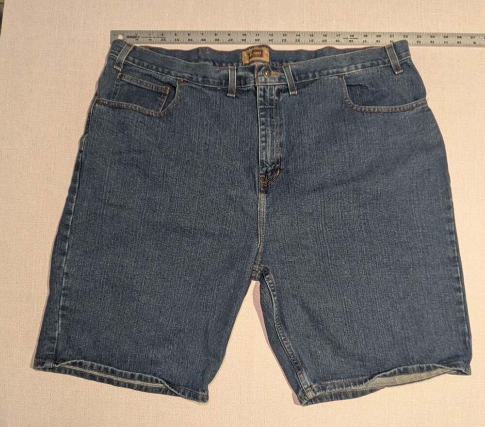 The Foundry Supply Co. Men's Medium Wash 5-Pocket Denim Shorts Size 44 s3b4